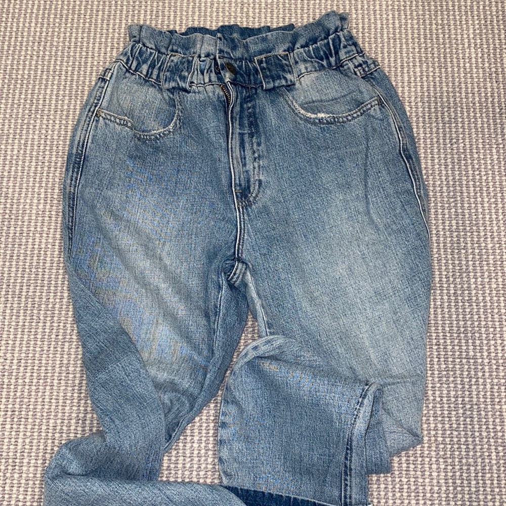 Pistola Paperbag light wash jean